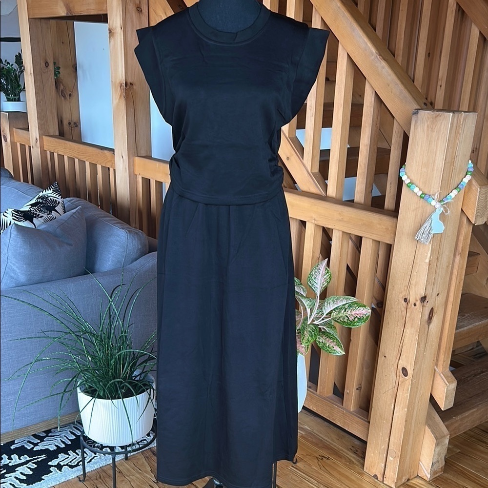 Fleece Skirt Set